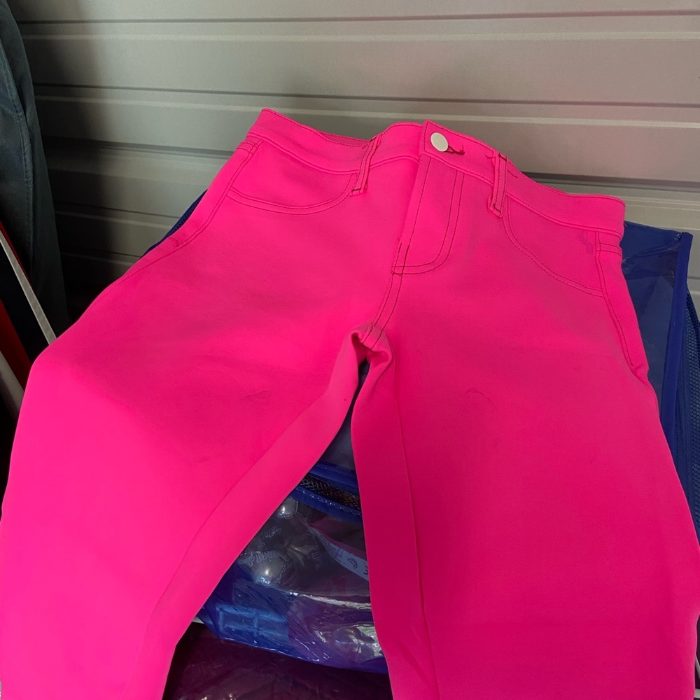 Neon hot pink pants size 26